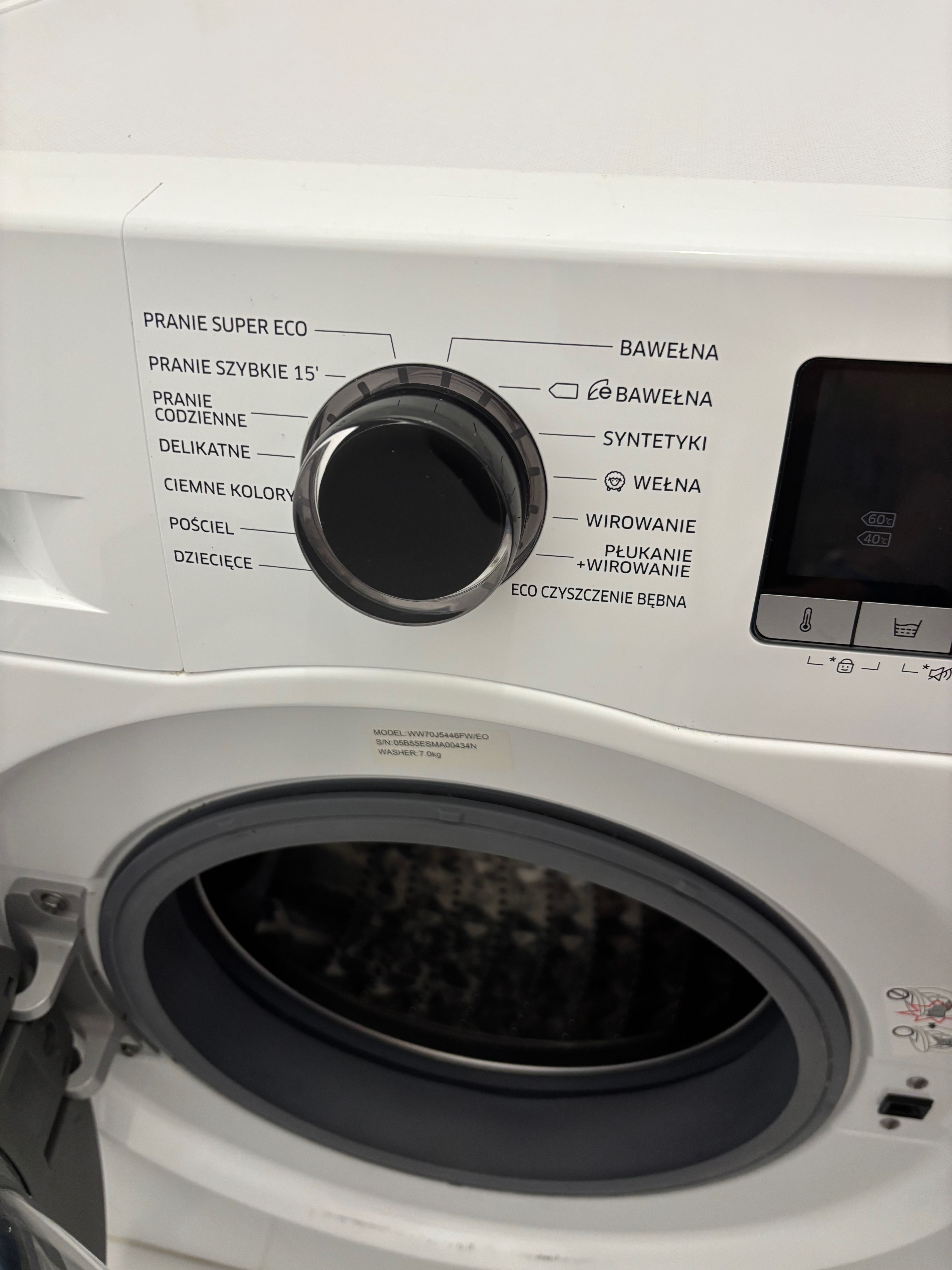 Uzywana pralka samsung eco bubble 7kg