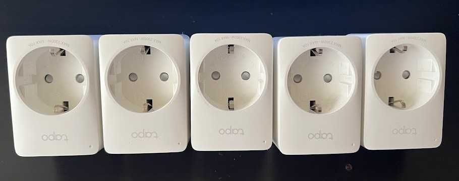 5 Tomadas Inteligentes TP-LINK Smart Tapo P100