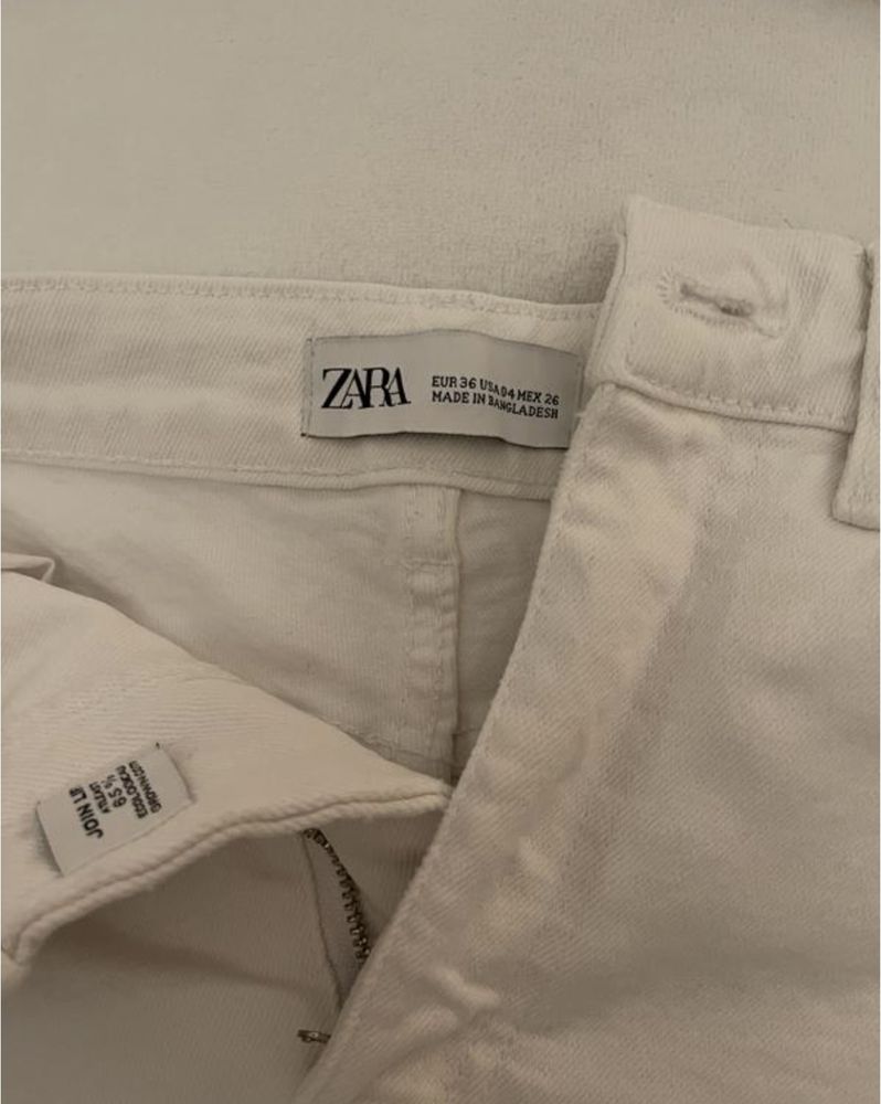 Белые шорты zara