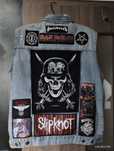 Kurtka metalowa katana jeansowa metallica acdc iron maiden slayer