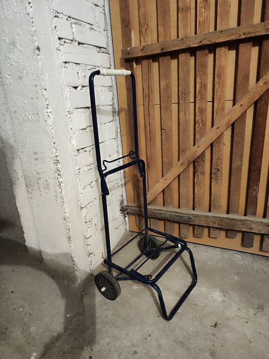 Składany metalowy wózek transportowy