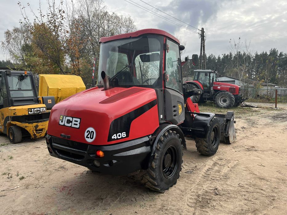 Ładowarka kołowa 5t JCB 406 B łyżka + widły Sprowadzona Volvo L25 L20