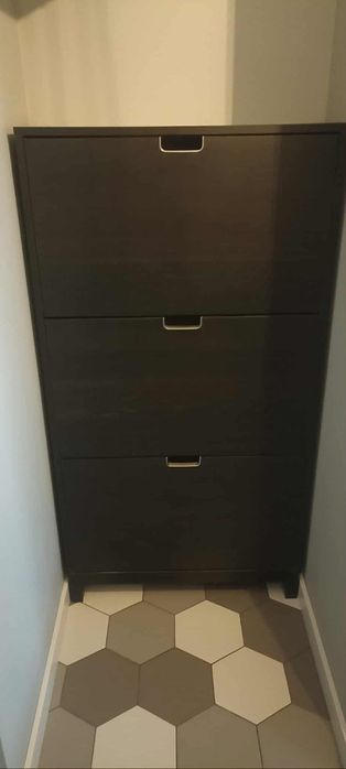 Szafka na buty IKEA Stall czarna
