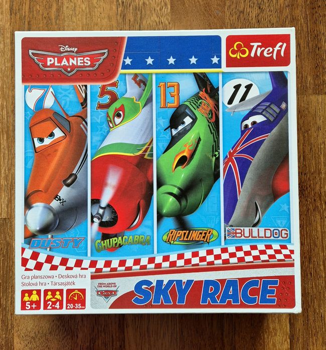 Gra planszowa Sky Race Samoloty (Disney), Trefl, stan idealny