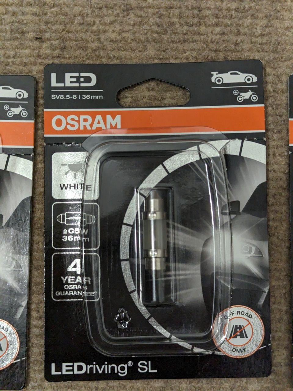 Osram Lâmpada led W5W e C5W auto