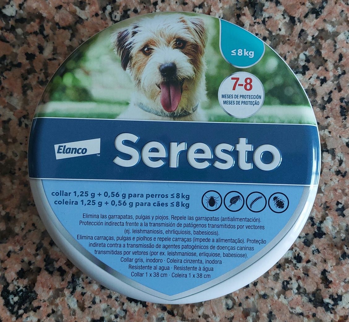 Coleira SERESTO < 8kg