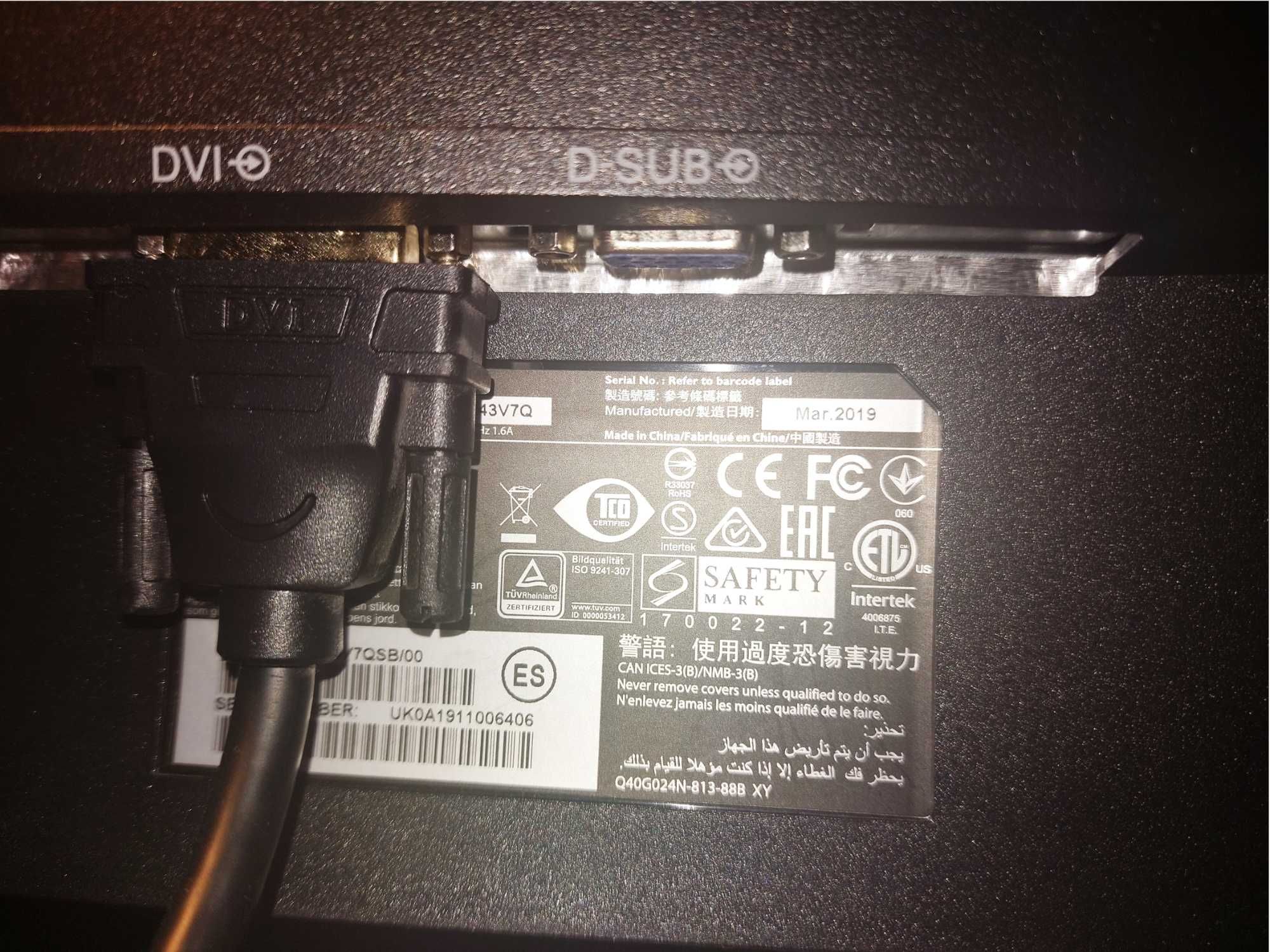 Monitor Philips 243V7Q