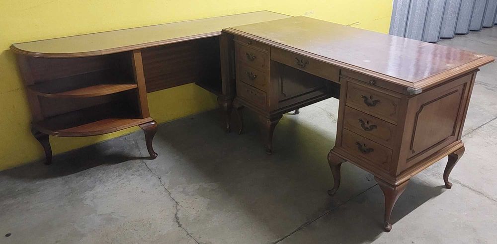 Secretária Vintage (com móvel de apoio)