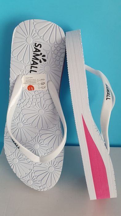 Japonkii damskie na grubej piance rozmiar 41 / długość stopy 24.5 cm