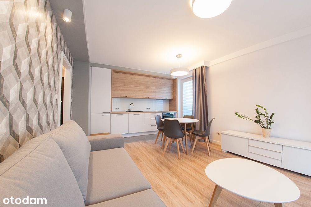 Nowoczesne 2-pokojowe mieszkanie z tarasem i ogródkiem