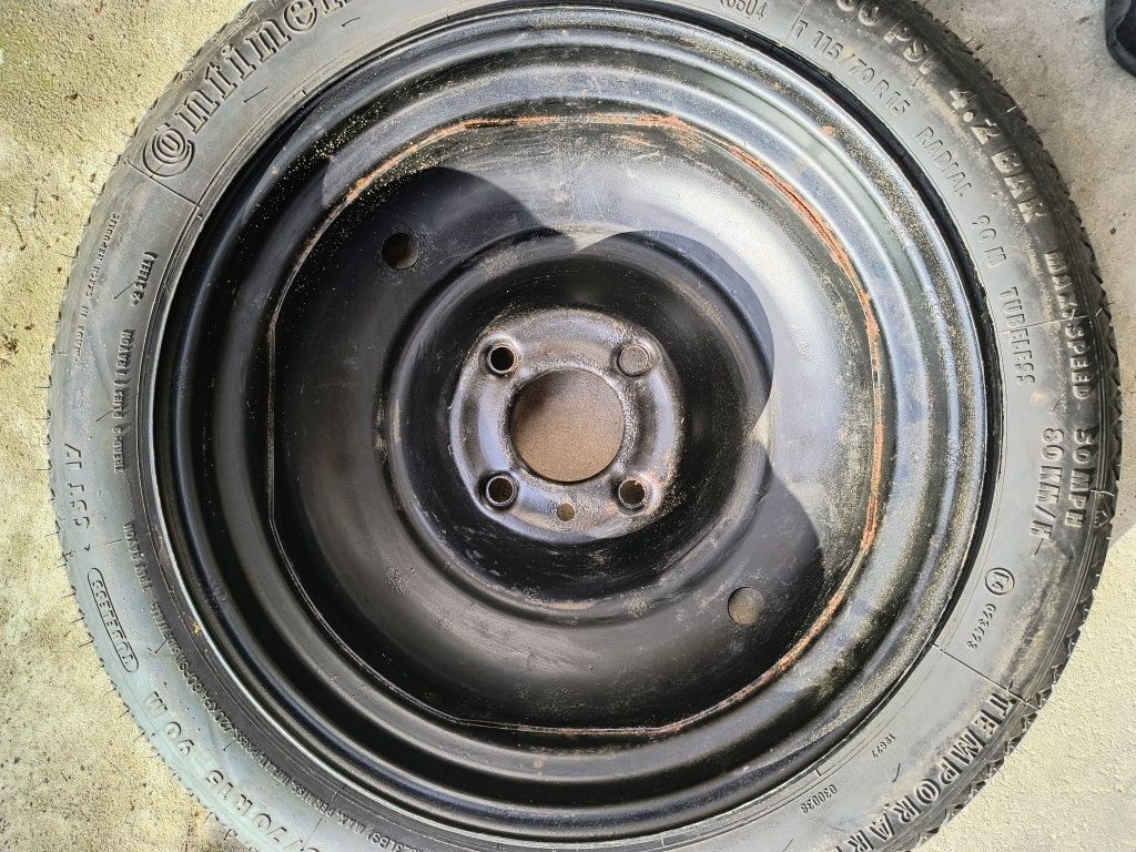 Dojazdówka Michelin 15" 4x108 ET14 Opona Continental