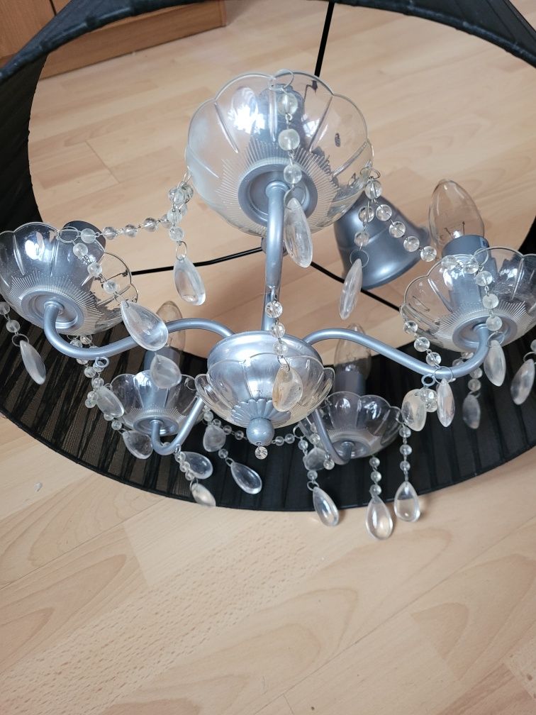 Lampa sufitowa kryształki