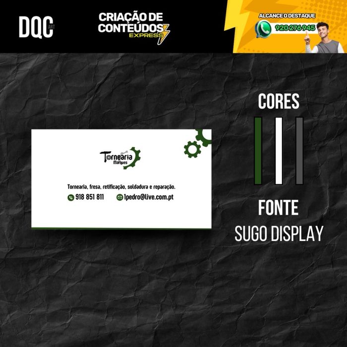 Designer Express! Cardapio, Curriculo, Logotipo Etc