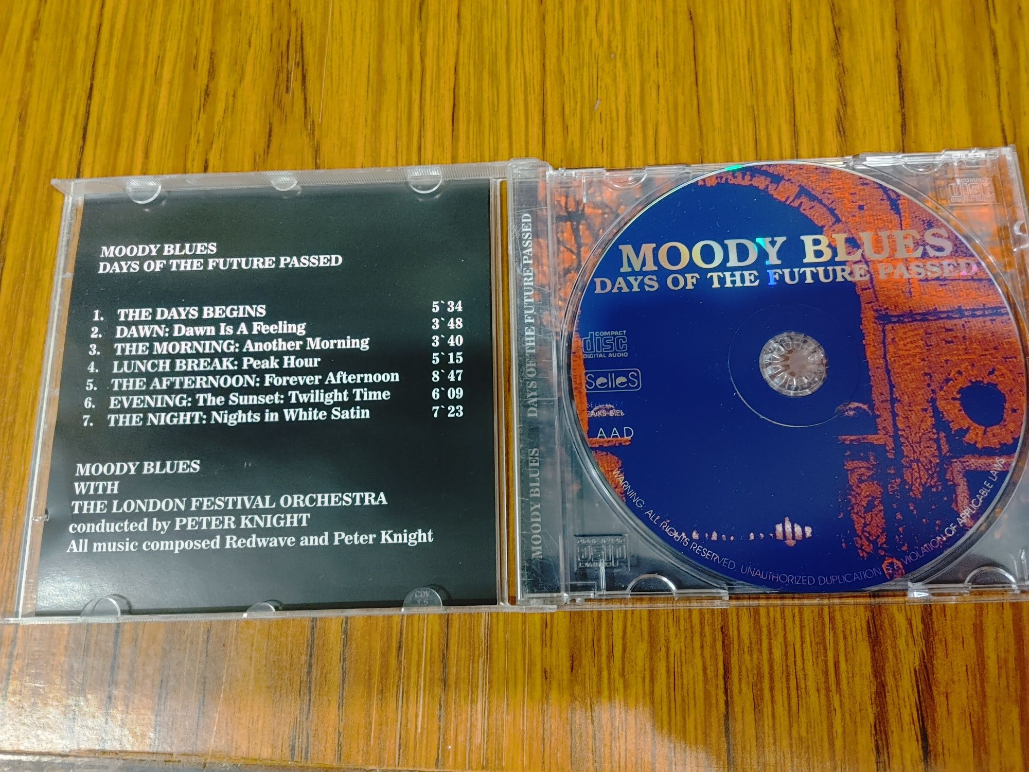 CD Days Of Future Passed Moody Blues, Peter Knight, The London Festiva