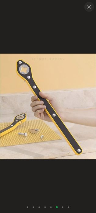 Ручка трещотка для домкрата с переходником