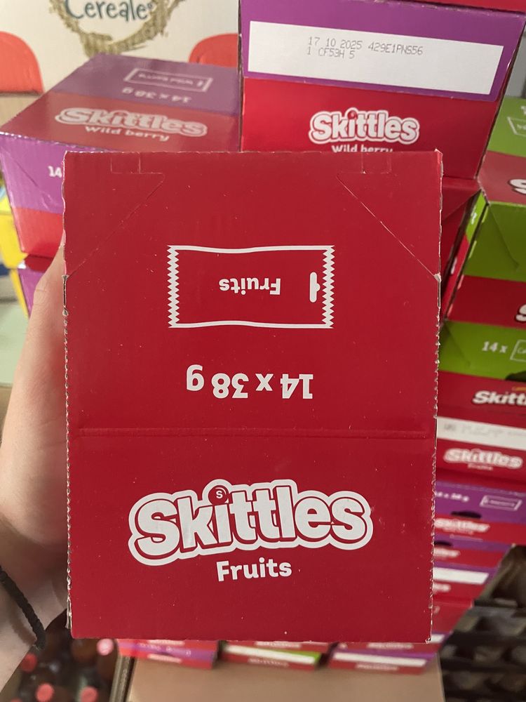 Цукерки Скітлс 38 грамм / конфеты Скитлс / Skittles