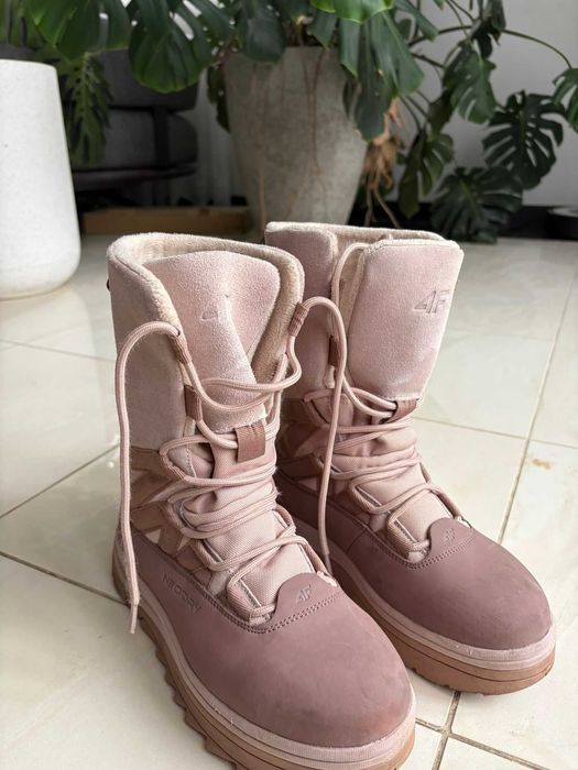 Buty zimowe/śniegowce 4F dziewczęce rozmiar 38