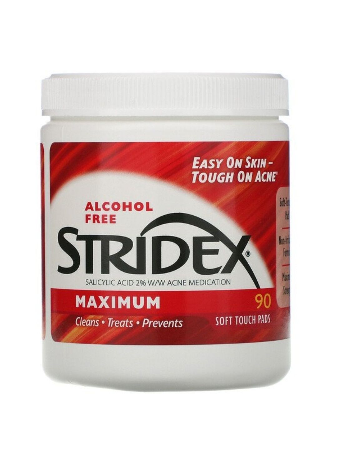 Stridex, Одношаговое средство от угрей, 90 шт