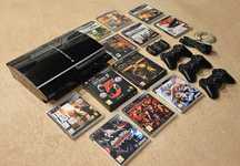 Konsola do gier Sony Playstation 3 FAT PS3 - 750GB - 3 pady - 12 gier