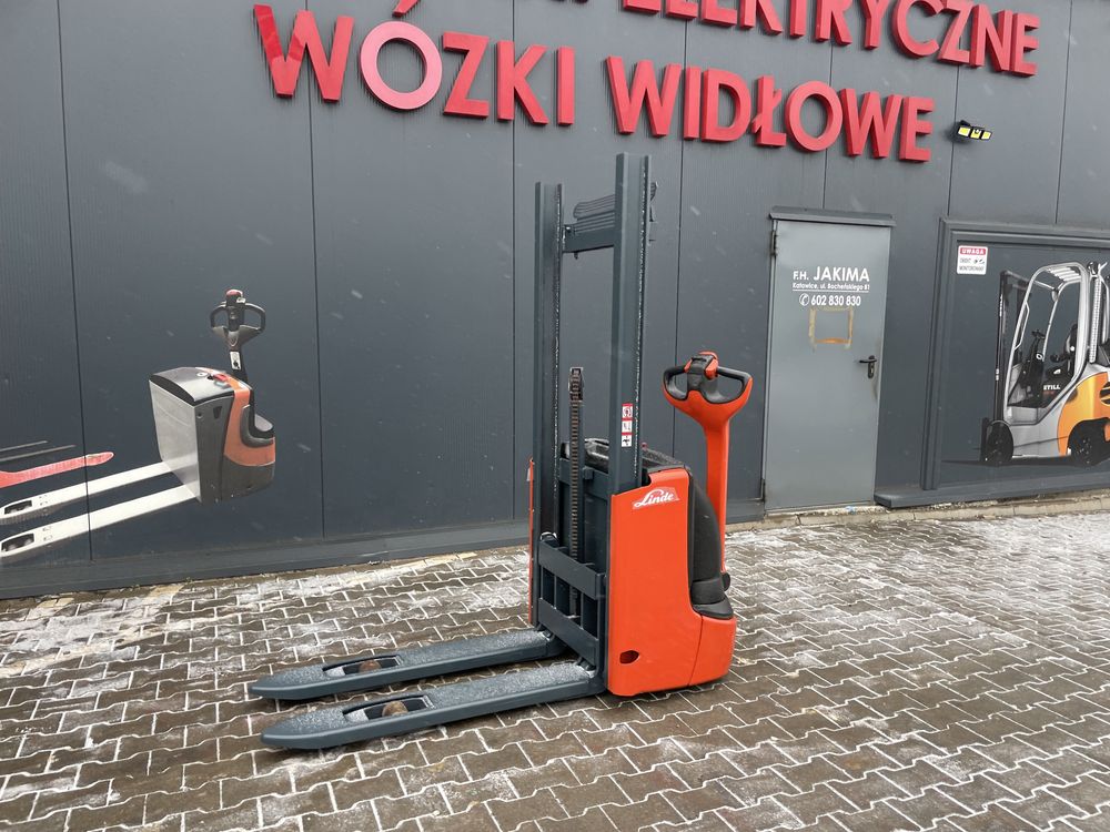 Paleciak elektryczny Linde L 10 wózek wolny skok 1000 kg 150 cm