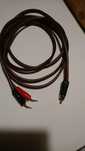 KABEL BANAN do głośników RCA złoto pozłacany MEIRIYFA 2M RCA