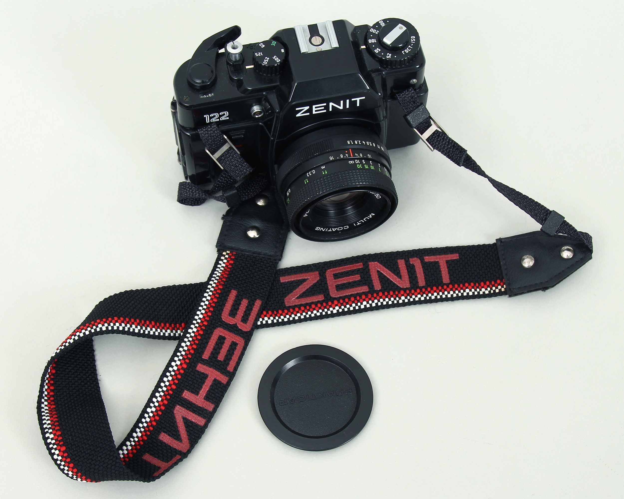 Aparat Fotograficzny Zenit 122 Sprawny Obiektyw Pentacon 1,8/50 mm