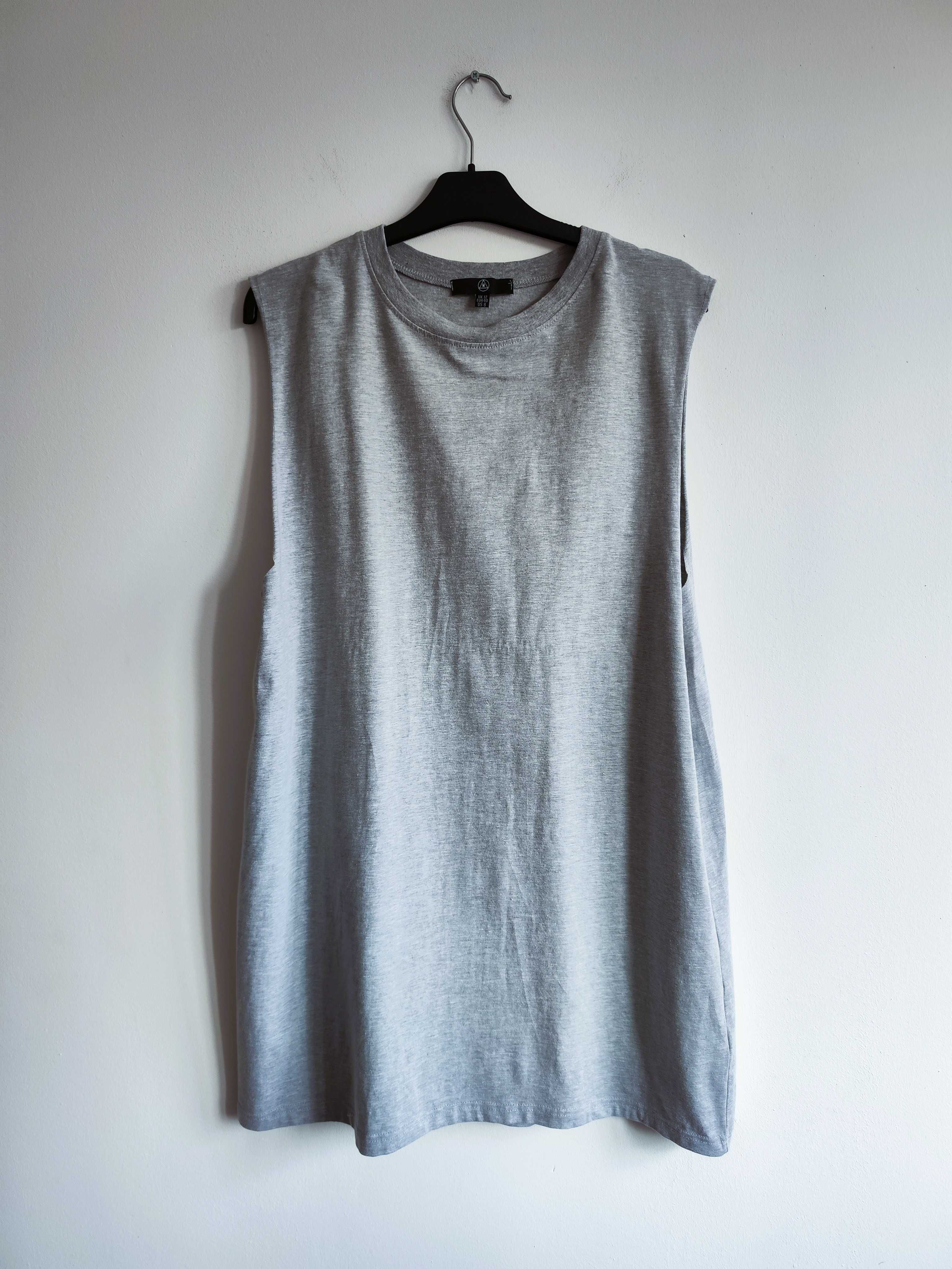 Modna szara sukienka/tunika marki Missguided w rozmiarze L/40