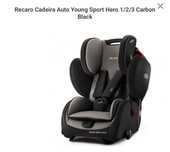 Cadeira Recaro Young Sport 1/2/3 (pouco uso)