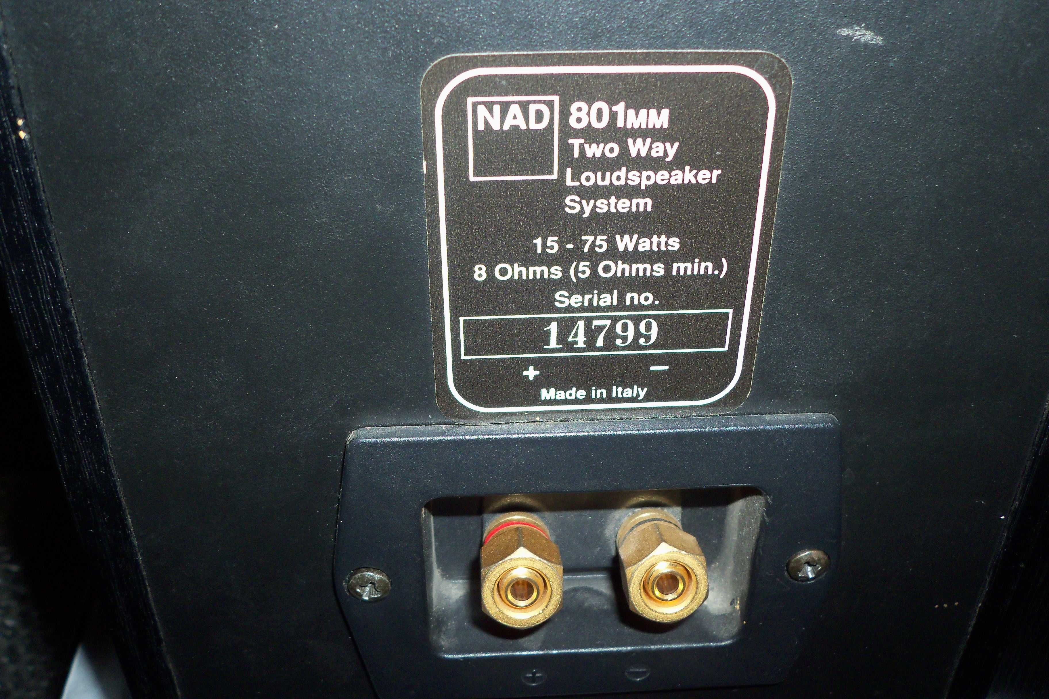 Корпуса акустической системы  NAD-801