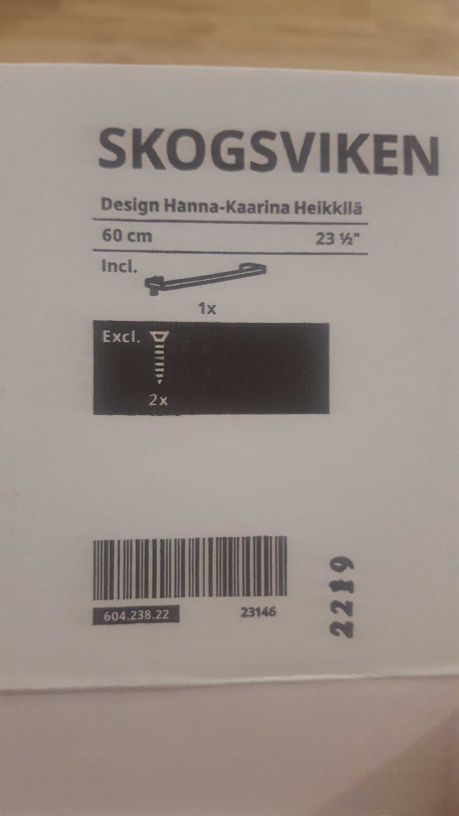 Drążek na ręcznik Ikea SKOGSVIKEN