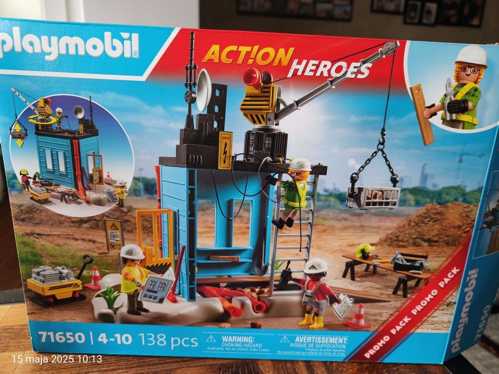 Playmobil action heroes 71650Plac budowy