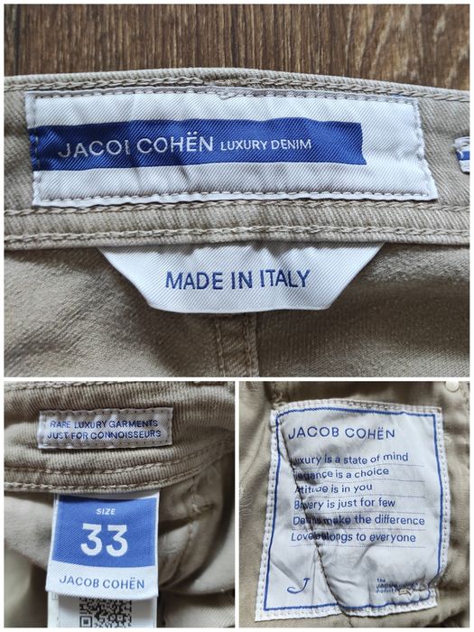 W33 Jacob Cohen Leonard оригінальні чоловічі джинси