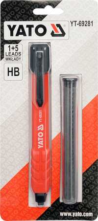Ołówek stolarski automatyczny Yato Yt-69281+wkłady