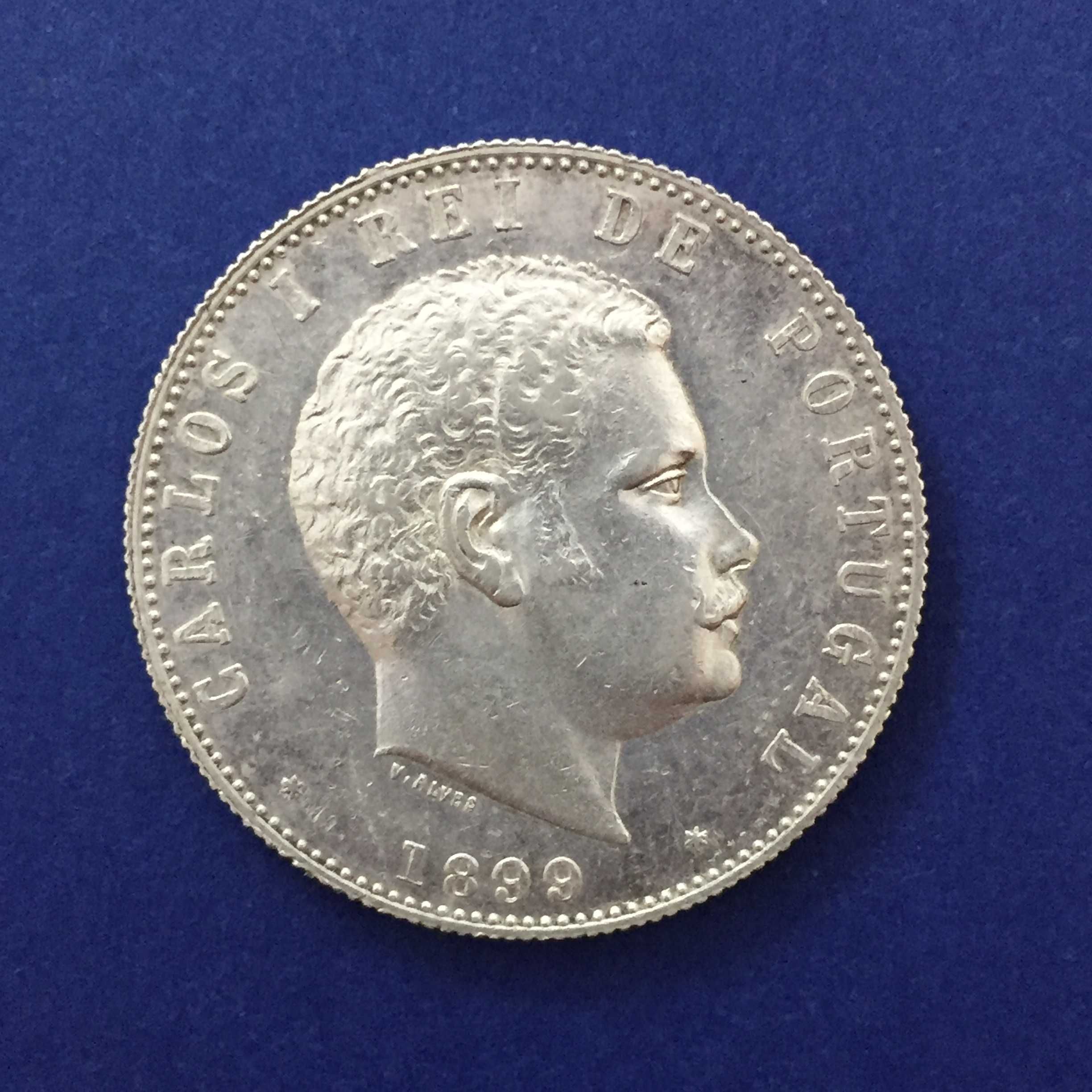 1000 Réis 1899 - D. Carlos I - prata