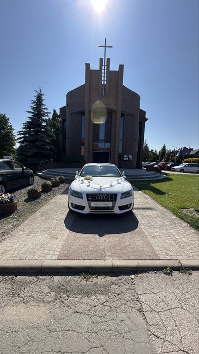 Auto do ślubu białe Audi A5 S-line!