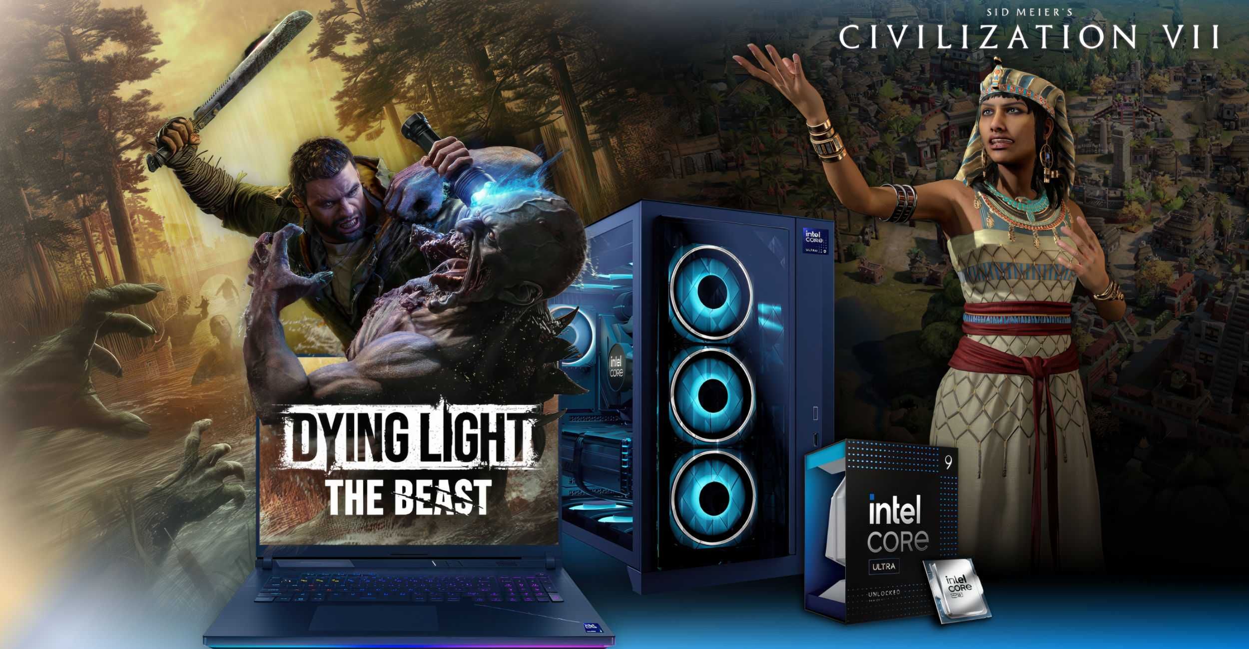 Voucher na grę Intel NB - Dying Light: the Beast / Civilization VII