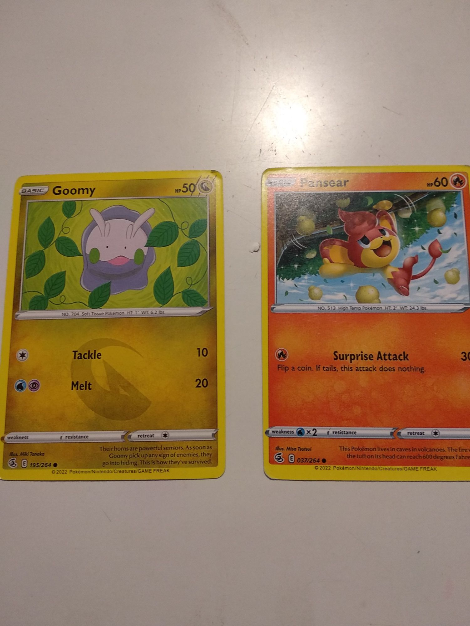 Cartas Pokémon verdadeiras