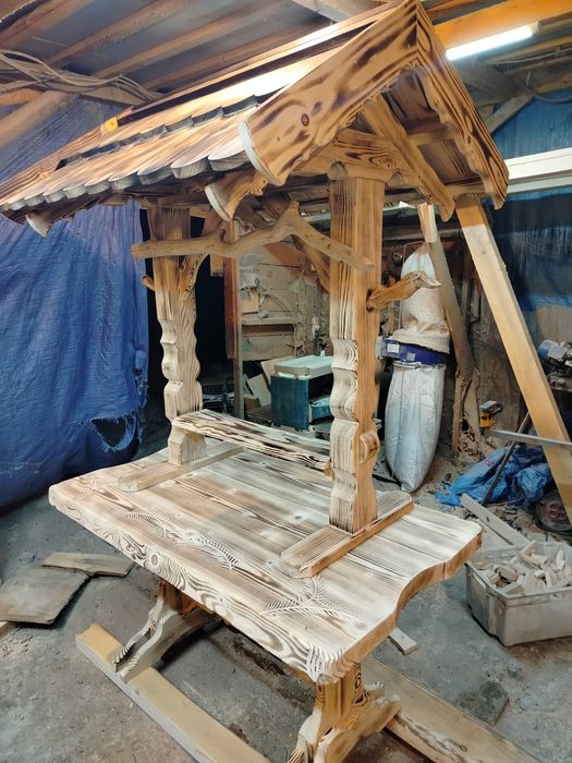 Stół wiejski 205 cm weselny imprezy okolicznościowe