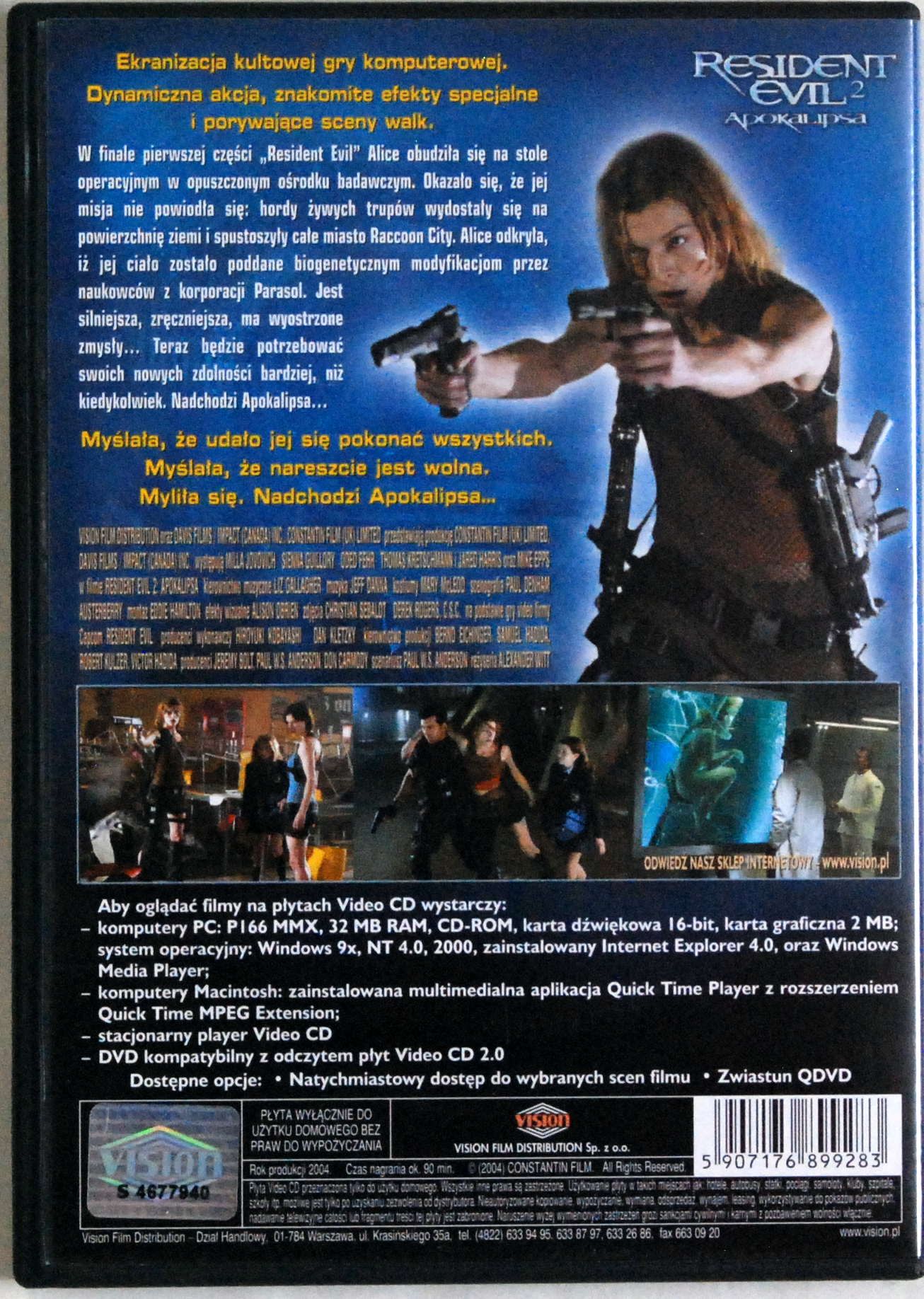 Resident Evil 2 Apokalipsa 2xVCD s.BDB