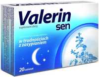 Valerin Sen trudności z zasypianiem 2 opakowania, 40 tabletek