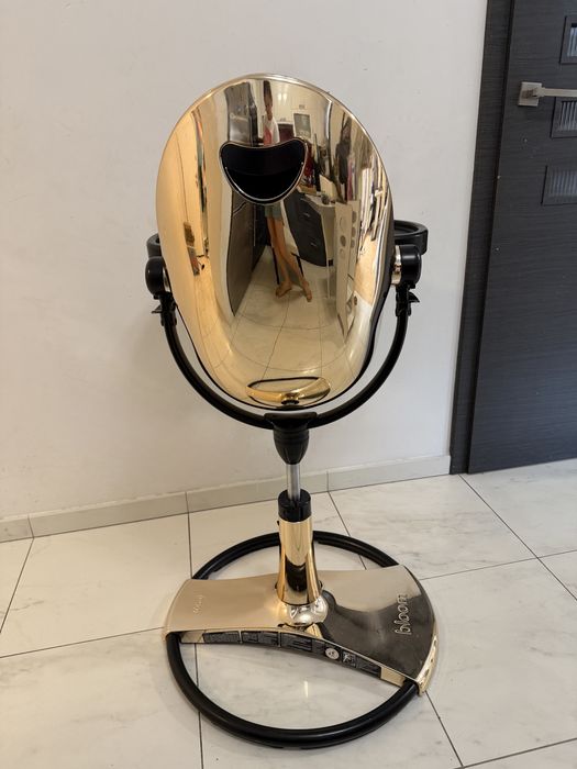 Krzesełko Bloom Fresco, złote