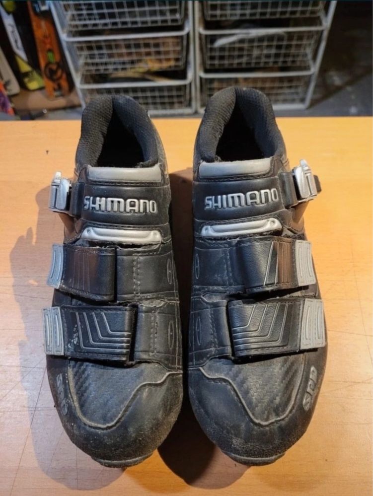 Buty rowerowe Shimano nr 37, wkładka 24cm, brak bloków.