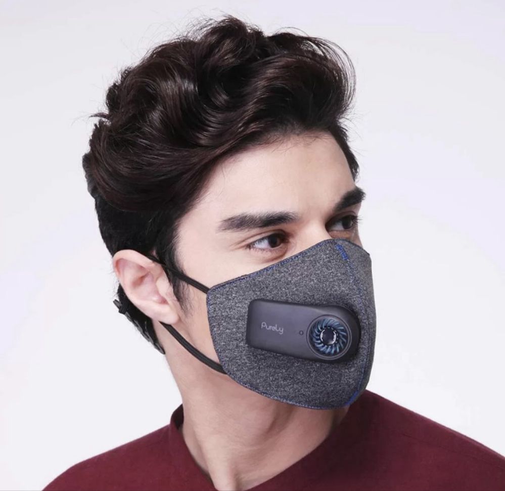 Маска респиратор защитная Xiaomi Purely Fresh Air Mask (HZSN001) Gray