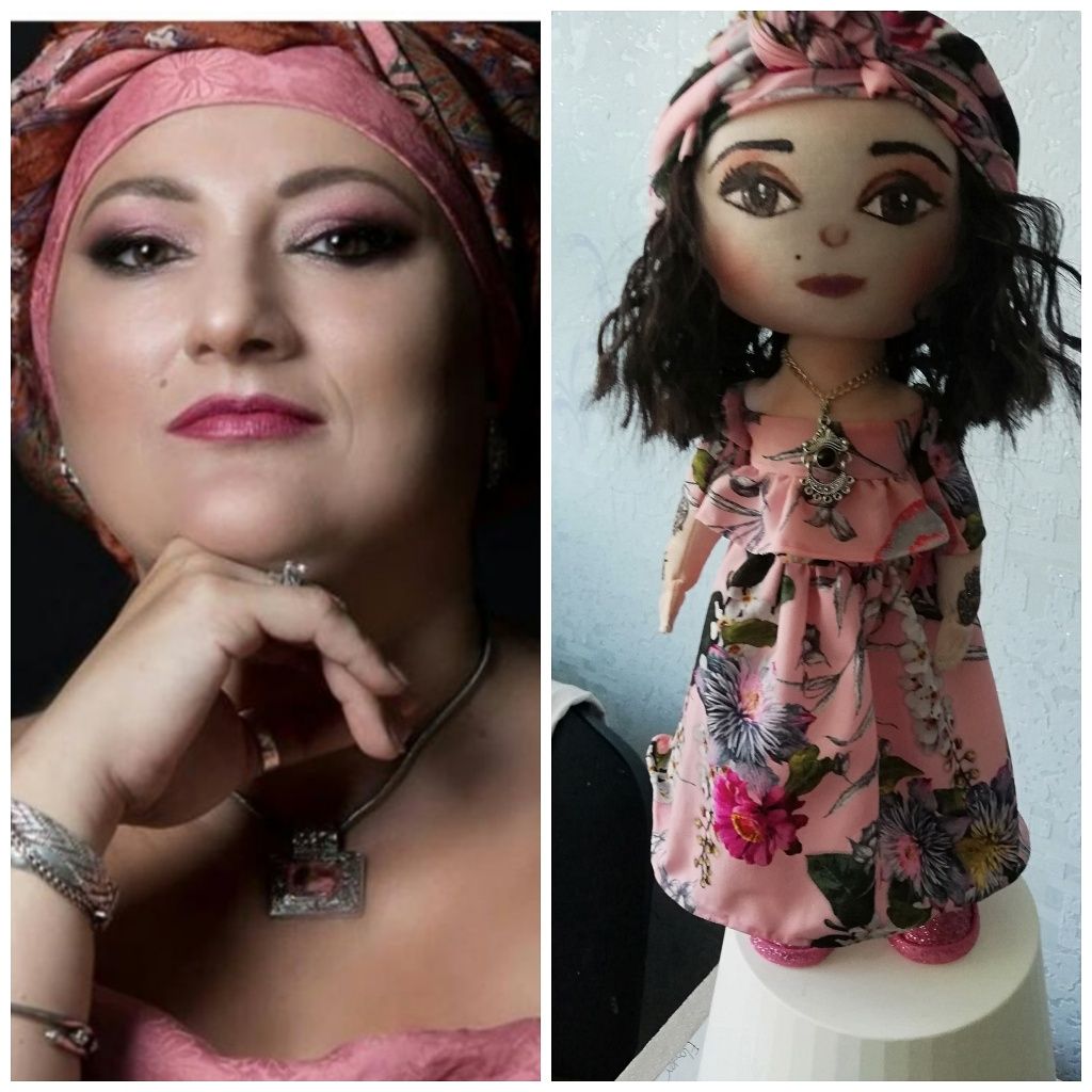 Портретные текстильные куклы на заказ.