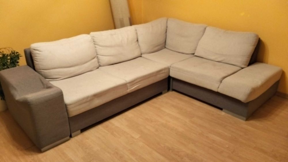 Narożnik szary prawy oddam 262x192