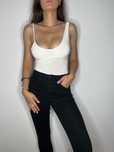 Białe body seksowne Pretty Little Thing rozmiar XS