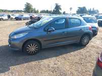 Peugeot 207 1.4 16v 09r 5D KTHC drzwi lewe przednie tylne kompletne