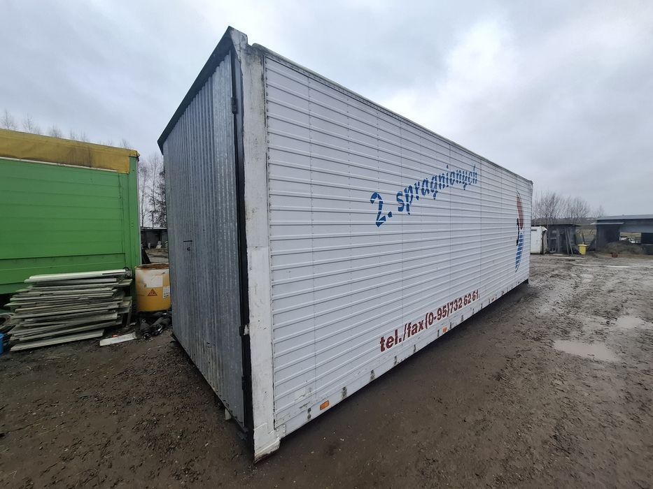 Kontener przechowalnia ,Magazyn 8m z transportem i rozładunkiem