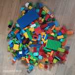 Duży zestaw LEGO Duplo + zwierzęta, klocki