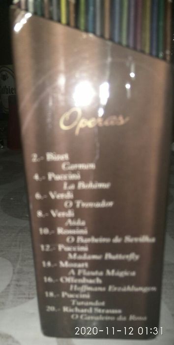 Coletânea 20CDs Grandes compositores coleção 24horas UNO